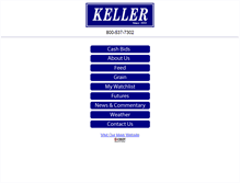 Tablet Screenshot of kellergrain.com